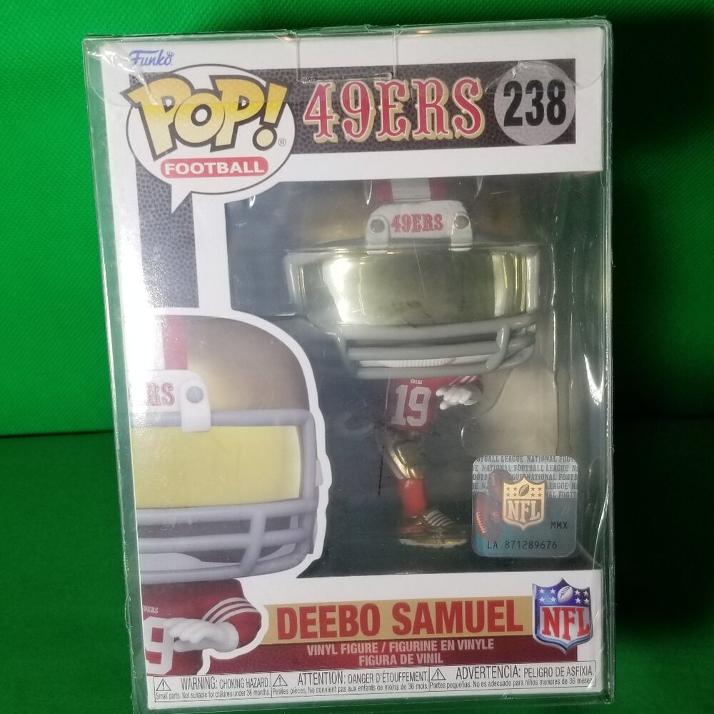 Funko Pop! Deebo Samuel #238 San Francisco 49ers NFL With Protector Bang Bang